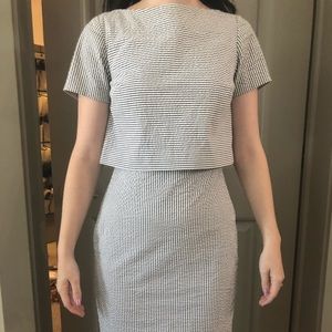 Banana Republic Seersucker Dress